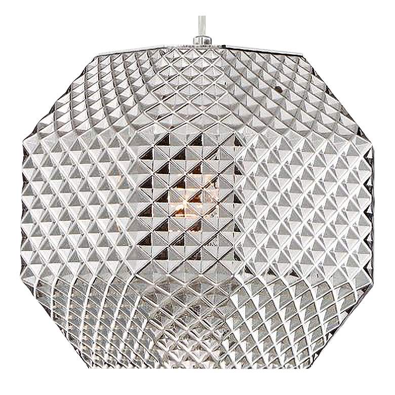 Image 2 Eurofase Catalda 9" Wide Smoke Glass Mini Pendant more views