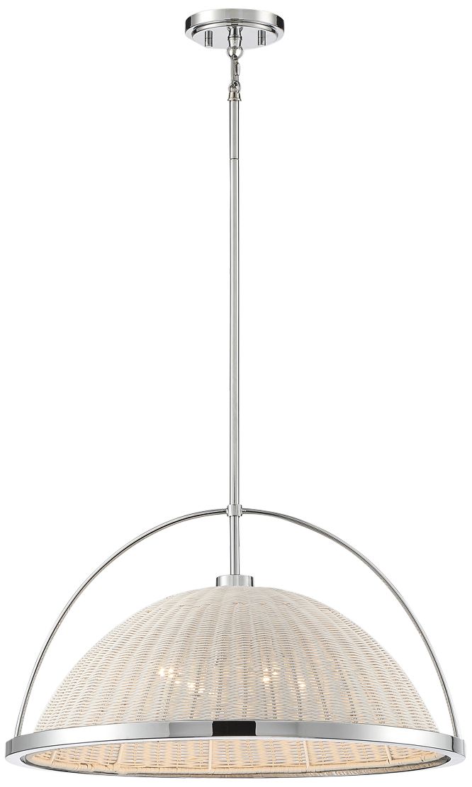Image 5 Eurofase Celeste 22" Wide Chrome Pendant Light more views