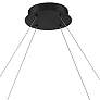 3_Eurofase Circolo 35 1/2" Wide Black 8 Light LED Chandelier more views