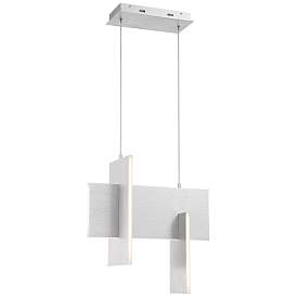 Image1 of Eurofase Coburg 20 In. x 19.25 In. Pendant in Aluminum Oxide