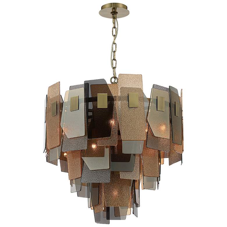 Image 4 Eurofase Cocolina 25.50 In. x 24 In. Chandelier in Brass more views