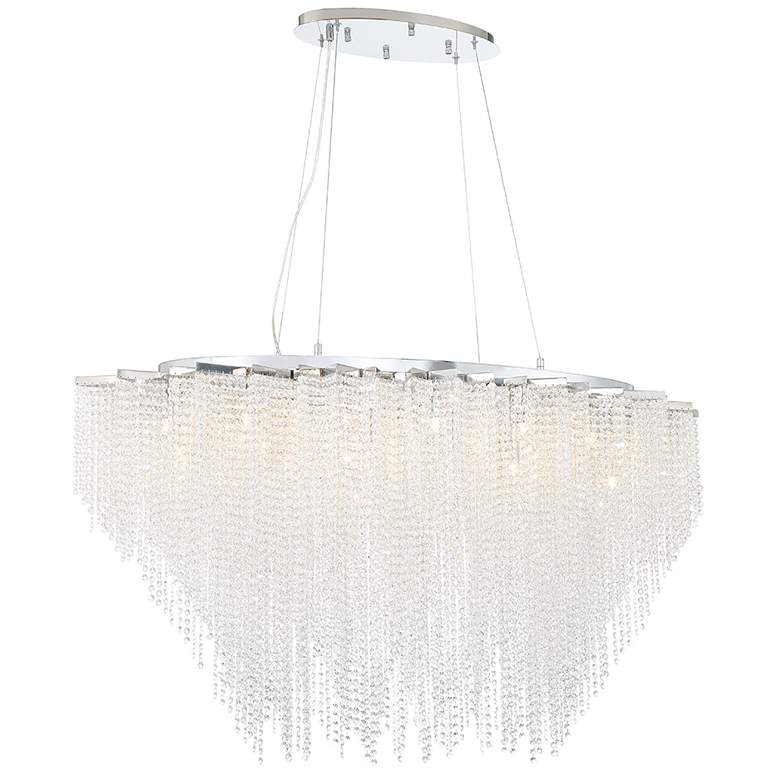 Image 1 Eurofase Cohen 28 In. x 21 In. Chandelier in Chrome