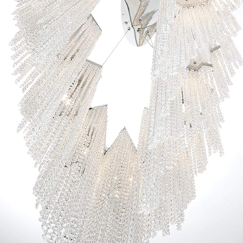 Image 5 Eurofase Cohen 28 In. x 21 In. Chandelier in Chrome more views