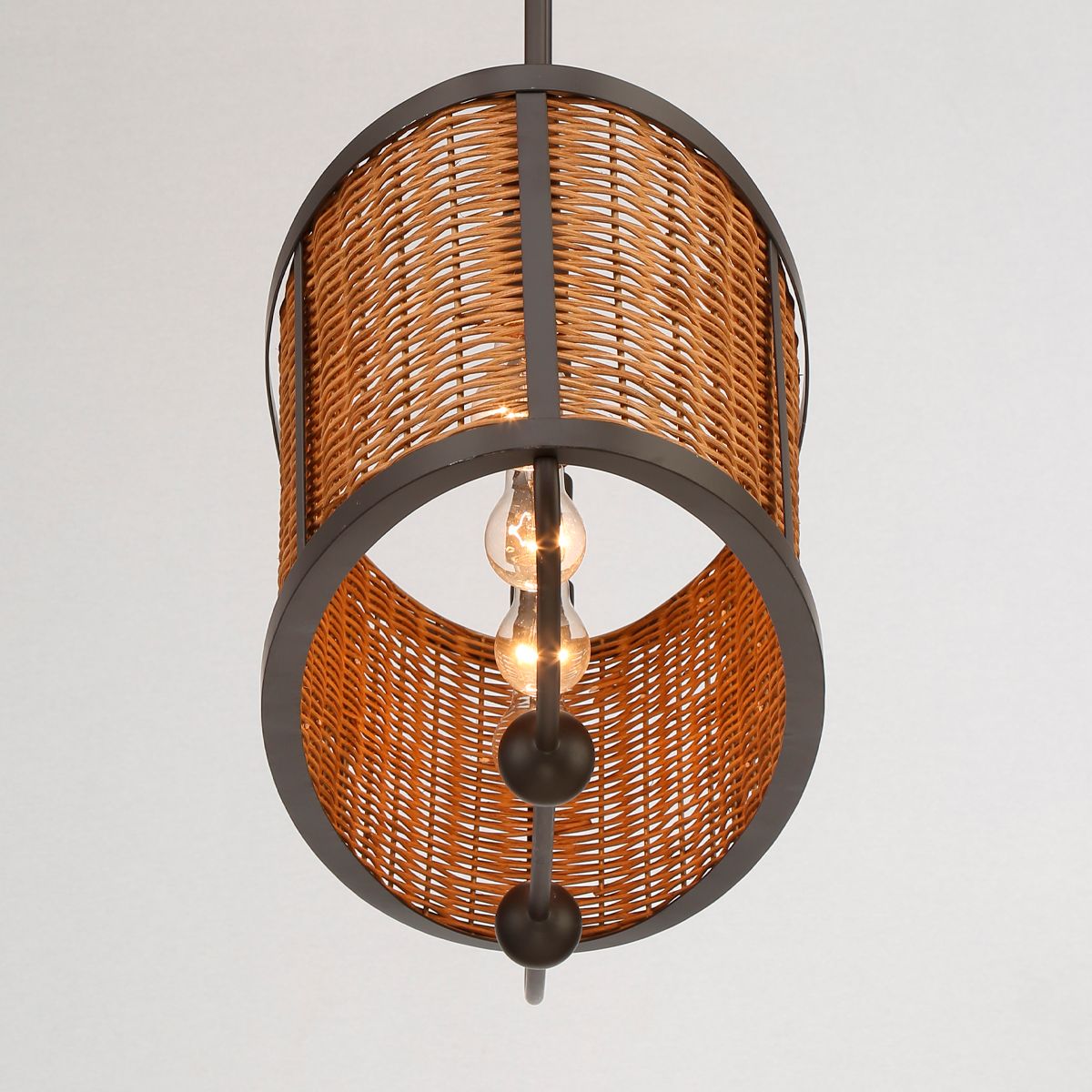 Image 3 Eurofase Comparelli 12 In. x 32 In. 4 Light Chandelier in Dark Bronze more views