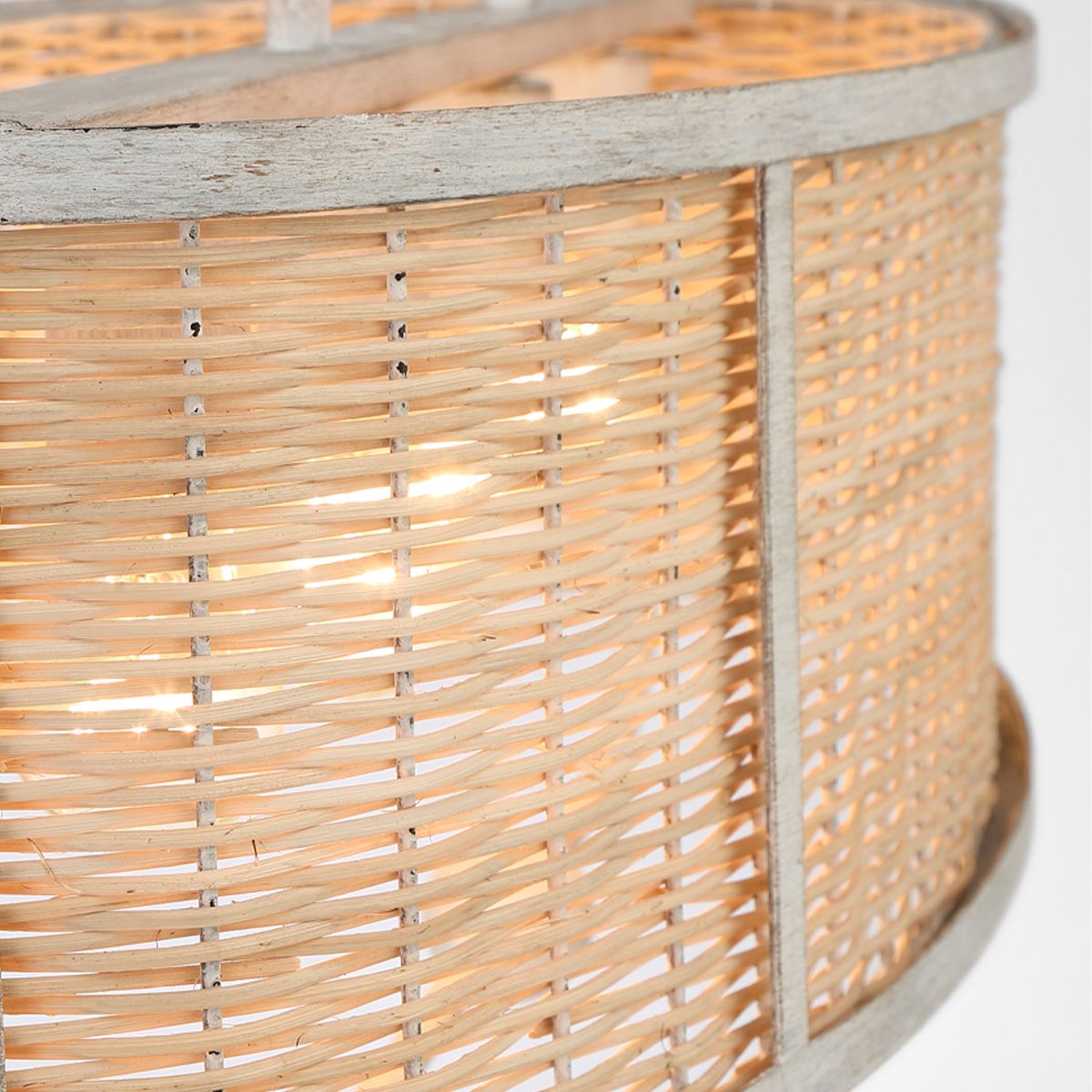 Image 3 Eurofase Comparelli 12 In. x 32 In. 4 Light Chandelier in Off White more views