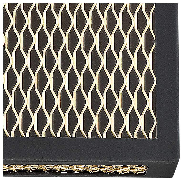 Image 2 Eurofase Coop 10" High Sand Black LED Outdoor Wall Light more views