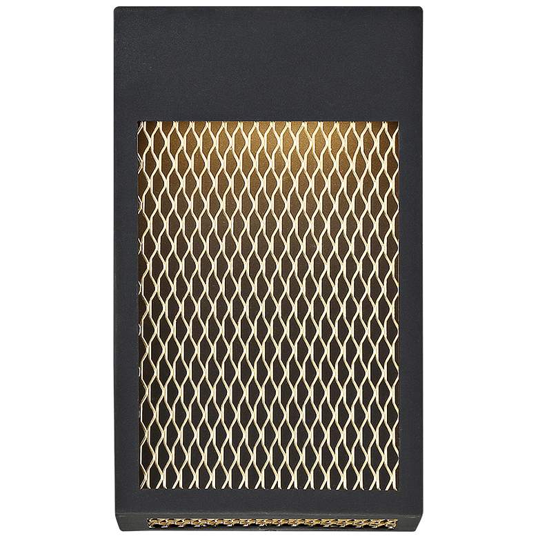 Image 1 Eurofase Coop 12 inch High Sand Black LED Outdoor Wall Light