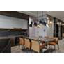 2_Eurofase Cornice, Chandelier, 14-Light, 60", Gold-Black Mix, White Glass more views
