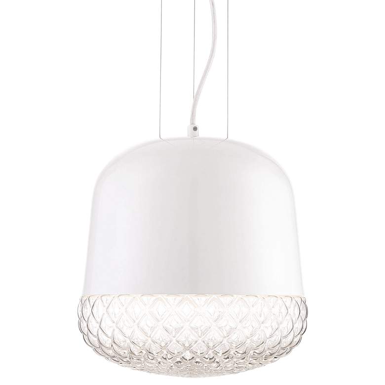Image 1 Eurofase Corson 10" Wide White Mini Pendant