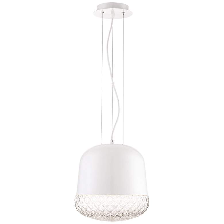 Image 2 Eurofase Corson 10" Wide White Mini Pendant more views