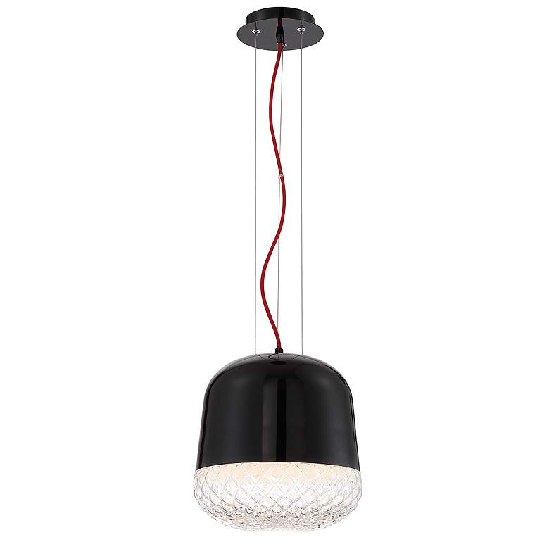 Image 1 Eurofase Corson 11.75 In. x 10 In. Pendant in Black