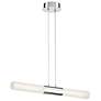 1_Eurofase Crossley 26 1/2" Wide Chrome LED Linear Pendant