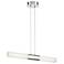 Eurofase Crossley 26 1/2" Wide Chrome LED Linear Pendant
