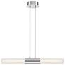 2_Eurofase Crossley 26 1/2" Wide Chrome LED Linear Pendant more views