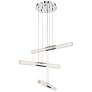 Thumbnail1 of Eurofase Crossley 32 1/2" Wide Chrome 6 Light LED Chandelier