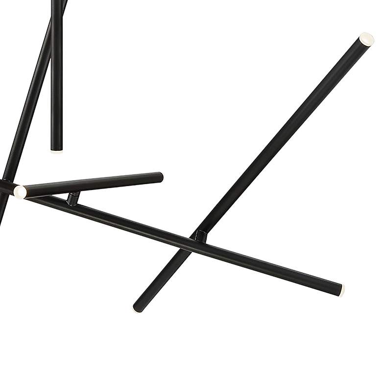 Image 3 Eurofase Crossroads 47" Wide Black 10-Light Modern LED Pendant Light more views