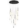 Eurofase Cumberland 21.75 In. x 22 In. Integrated LED Chandelier in Brass