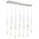 Eurofase Cumberland 40 1/4" Wide 12-Light LED Linear Chandelier