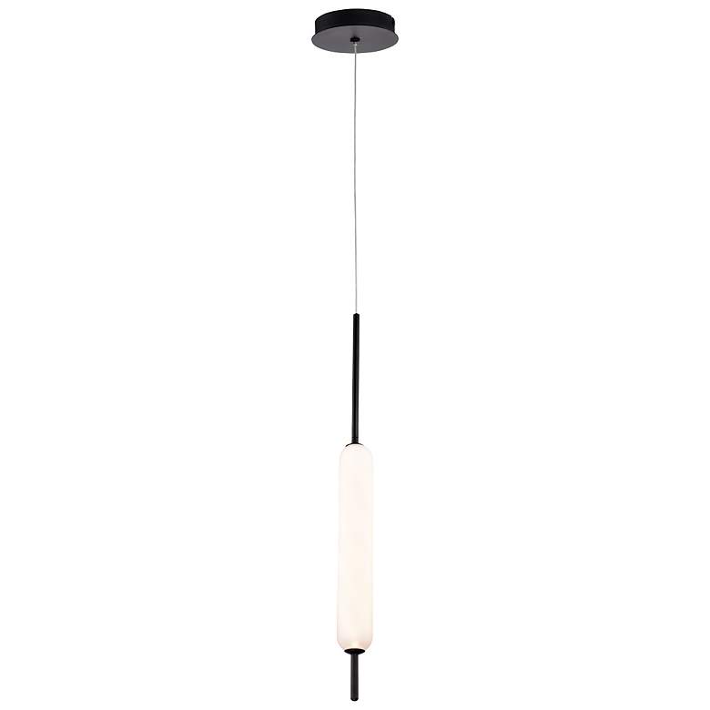 Image 1 Eurofase Cumberland 5 1/4" Wide Matte Black LED Mini Pendant