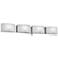 Eurofase Dakota 27" Wide Chrome 4-Light LED Bath Light