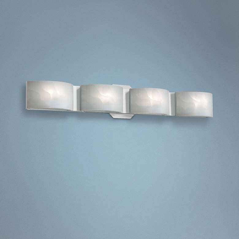 Image 1 Eurofase Dakota 27" Wide Chrome 4-Light LED Bath Light