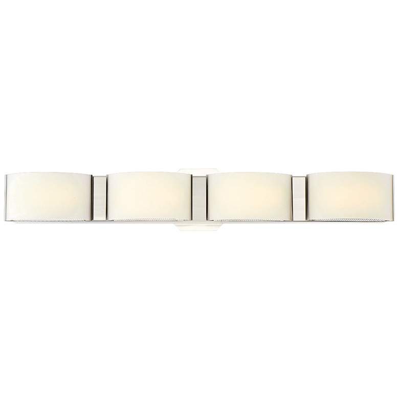 Image 1 Eurofase Dakota 27" Wide Satin Nickel 4-Light LED Bath Light
