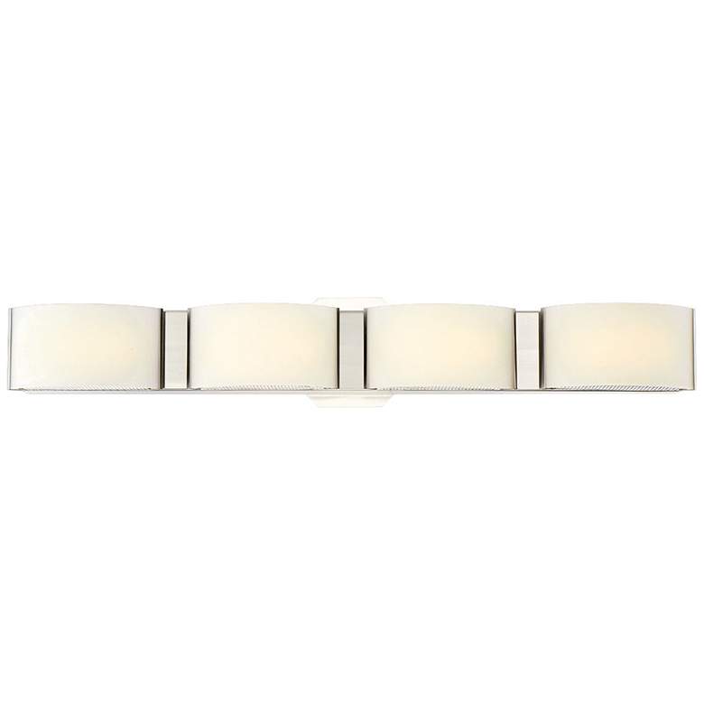 Image 1 Eurofase Dakota 27 inch Wide Satin Nickel 4-Light LED Bath Light