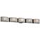 Eurofase Dakota 33 1/2" Wide Chrome 5-Light LED Bath Light