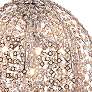 4_Eurofase Danza 20" Wide Chrome and Cognac Crystal Pendant Light more views