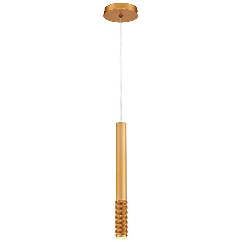 Image 2 Eurofase Davenport 1 3/4 inch Wide Gold LED Mini Pendant Light