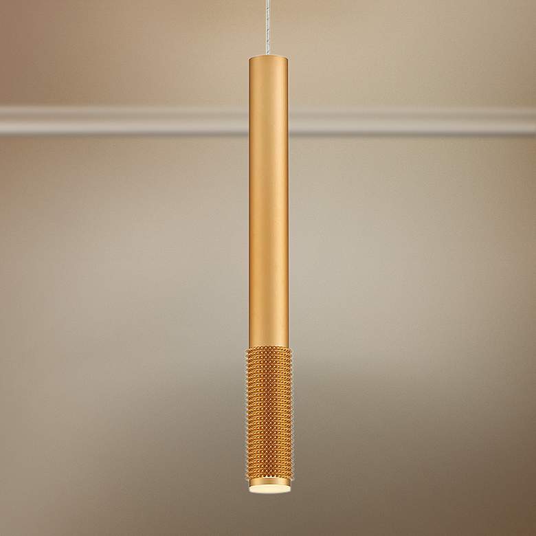 Image 1 Eurofase Davenport 1 3/4" Wide Gold LED Mini Pendant Light