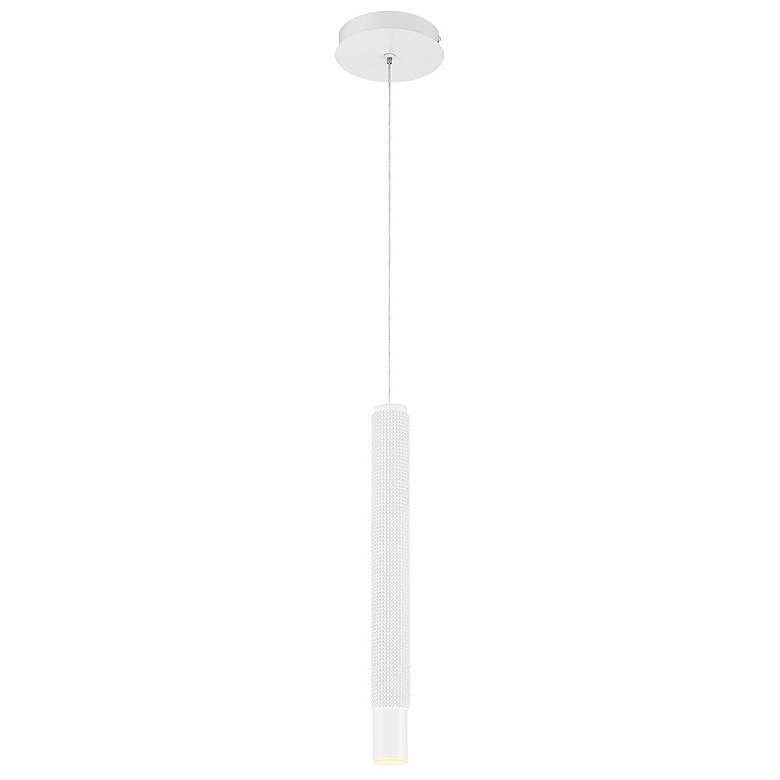 Image 1 Eurofase Davenport 16.25 In. x 1.75 In. Integrated LED Pendant in White