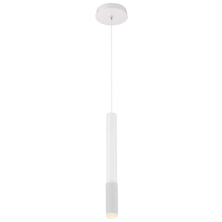 Image 1 Eurofase Davenport 16.25 In. x 1.75 In. Integrated LED Pendant in White