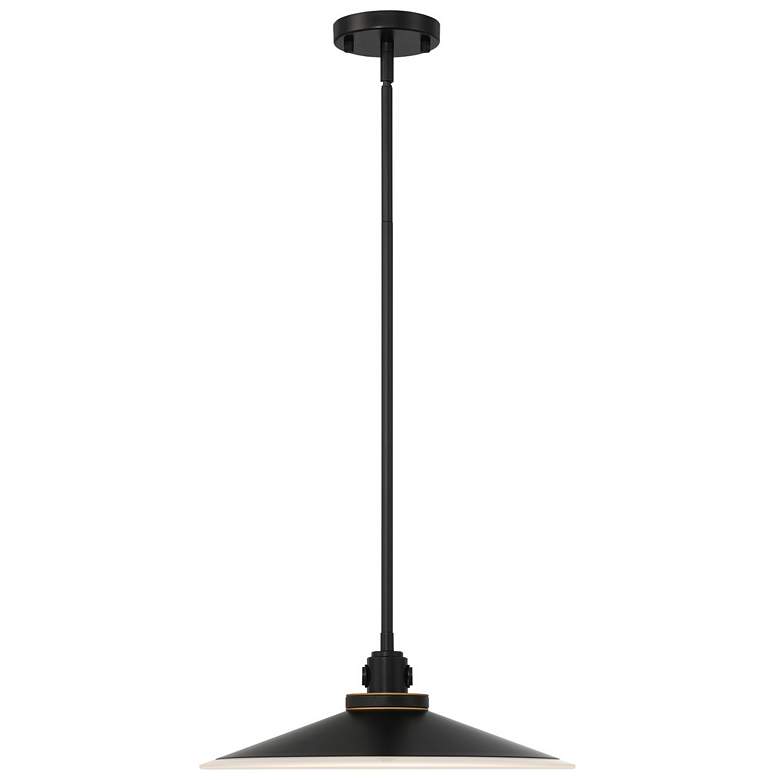 Image 1 Eurofase Deckard 16" LED Pendant, Gold + Black