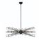 Eurofase Dendelio 10 Light Chandelier in Black