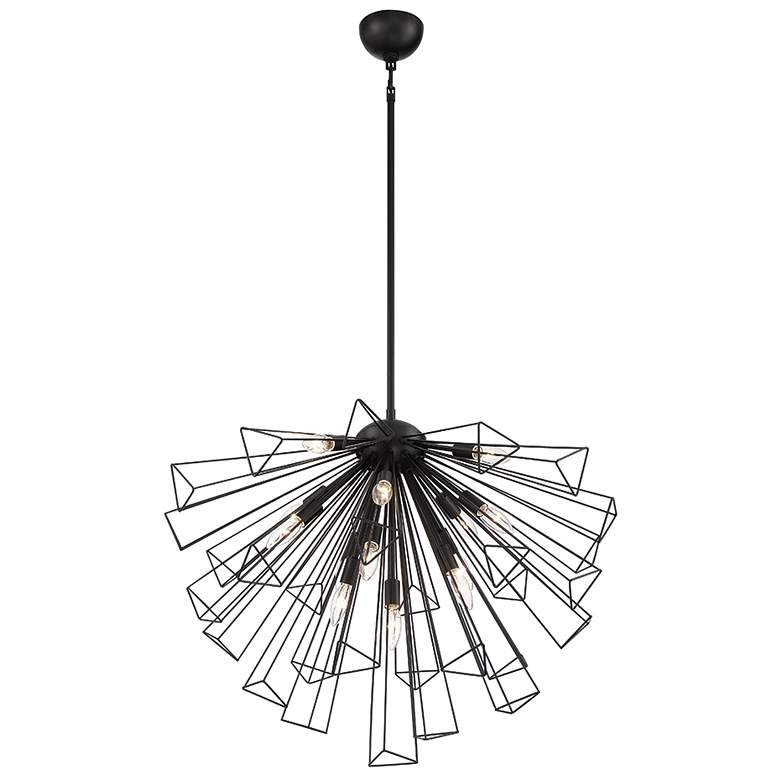 Image 2 Eurofase Dendelio 23.50 In. x 30 In. Chandelier in Black more views