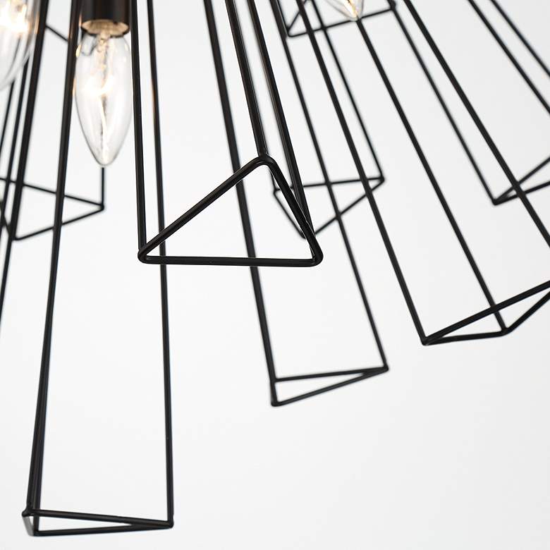 Image 3 Eurofase Dendelio 23.50 In. x 30 In. Chandelier in Black more views