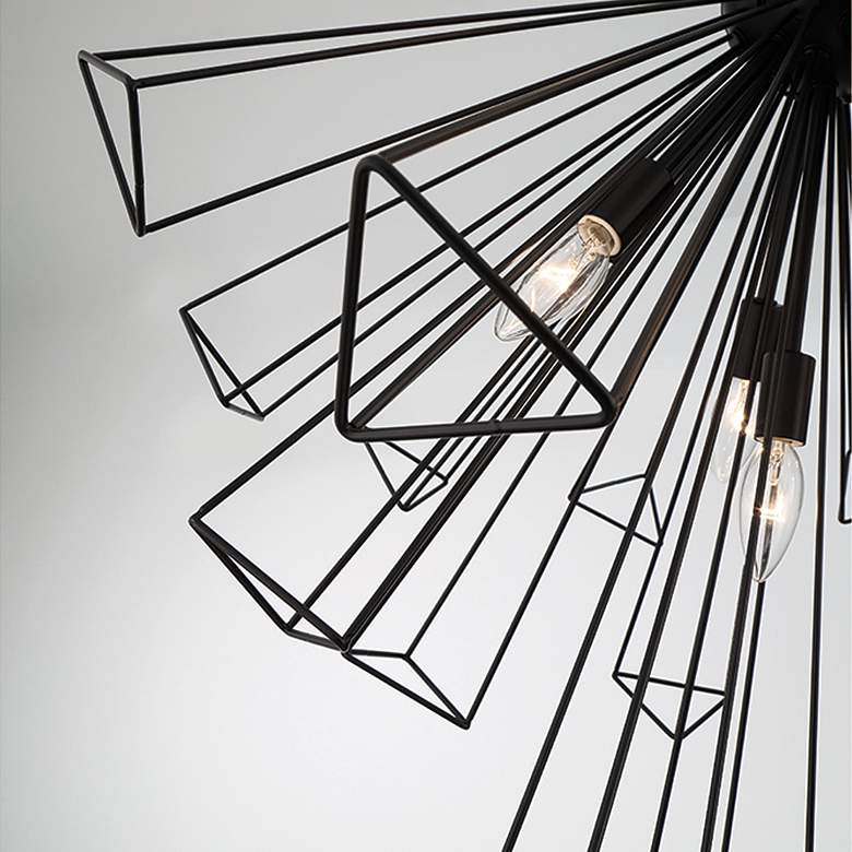 Image 4 Eurofase Dendelio 23.50 In. x 30 In. Chandelier in Black more views