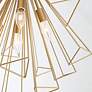 Eurofase Dendelio 30" Wide Modern Gold Geometric Pendant Light