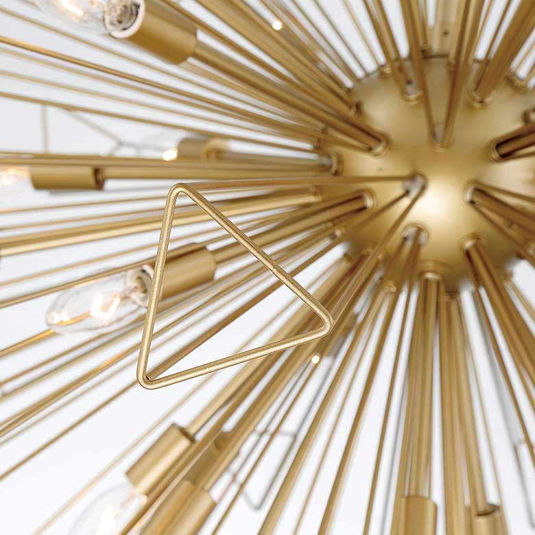 Image 3 Eurofase Dendelio 40" Wide Matte Gold 29-Light Modern Chandelier more views
