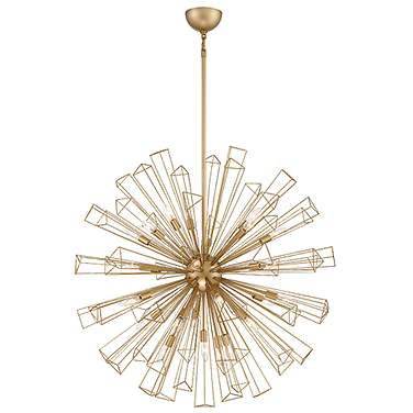 Eurofase Dendelio 40" Wide Matte Gold 29-Light Modern Chandelier