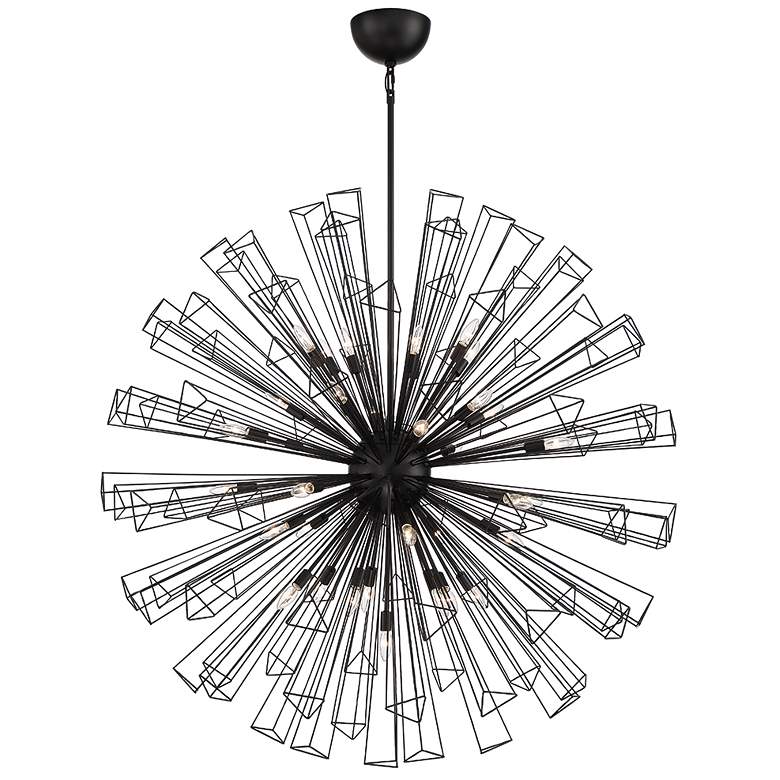 Image 1 Eurofase Dendelio 53.50 In. x 53.50 In. Chandelier in Black