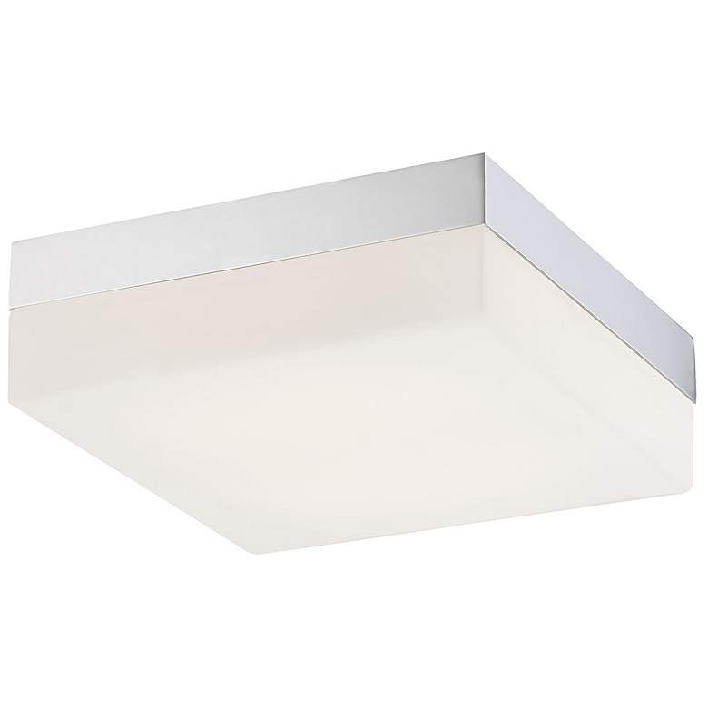Image 1 Eurofase Dixon 3 In. x 9 In. Integrated LED Flushmount in Chrome
