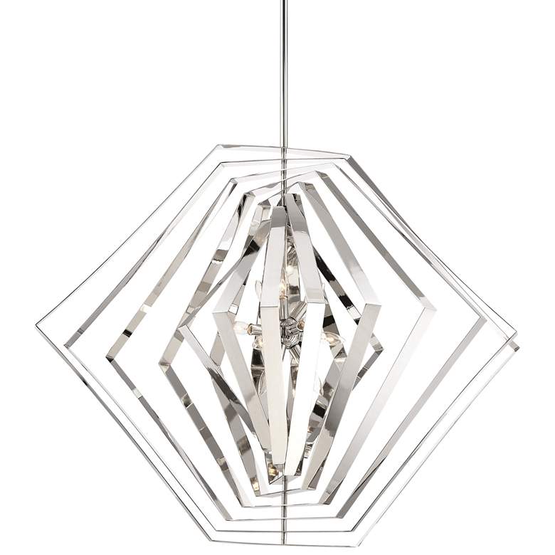 Image 2 Eurofase Downtown 45" Wide Polished Chrome 10-Light Pendant