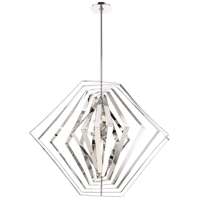 Image 3 Eurofase Downtown 45" Wide Polished Chrome 10-Light Pendant more views