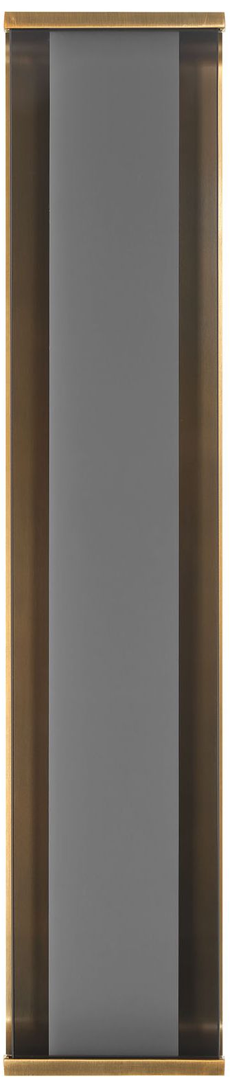 Image 2 Eurofase Dulton 24" Integrated LED Outdoor Wall Sconce in Antique Brass more views