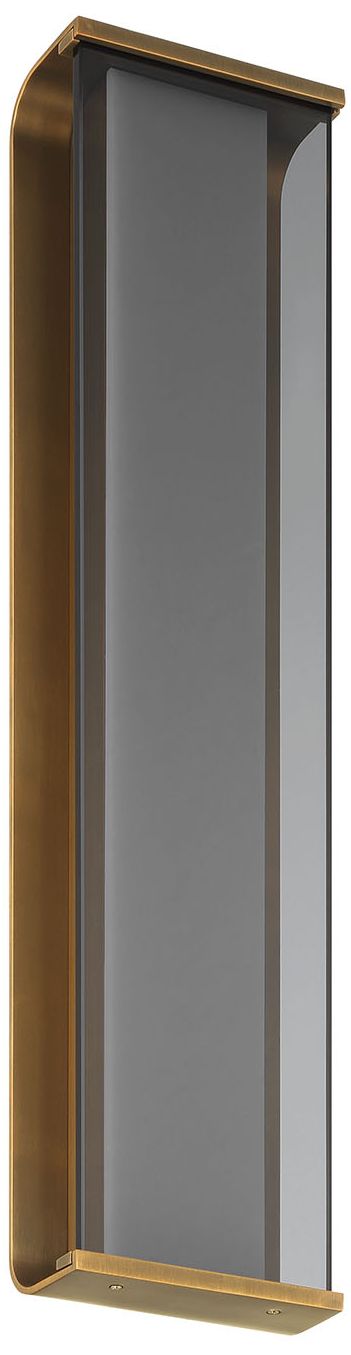 Image 5 Eurofase Dulton 24" Integrated LED Outdoor Wall Sconce in Antique Brass more views