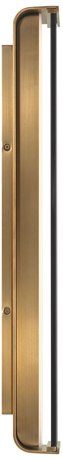 Image 6 Eurofase Dulton 24" Integrated LED Outdoor Wall Sconce in Antique Brass more views