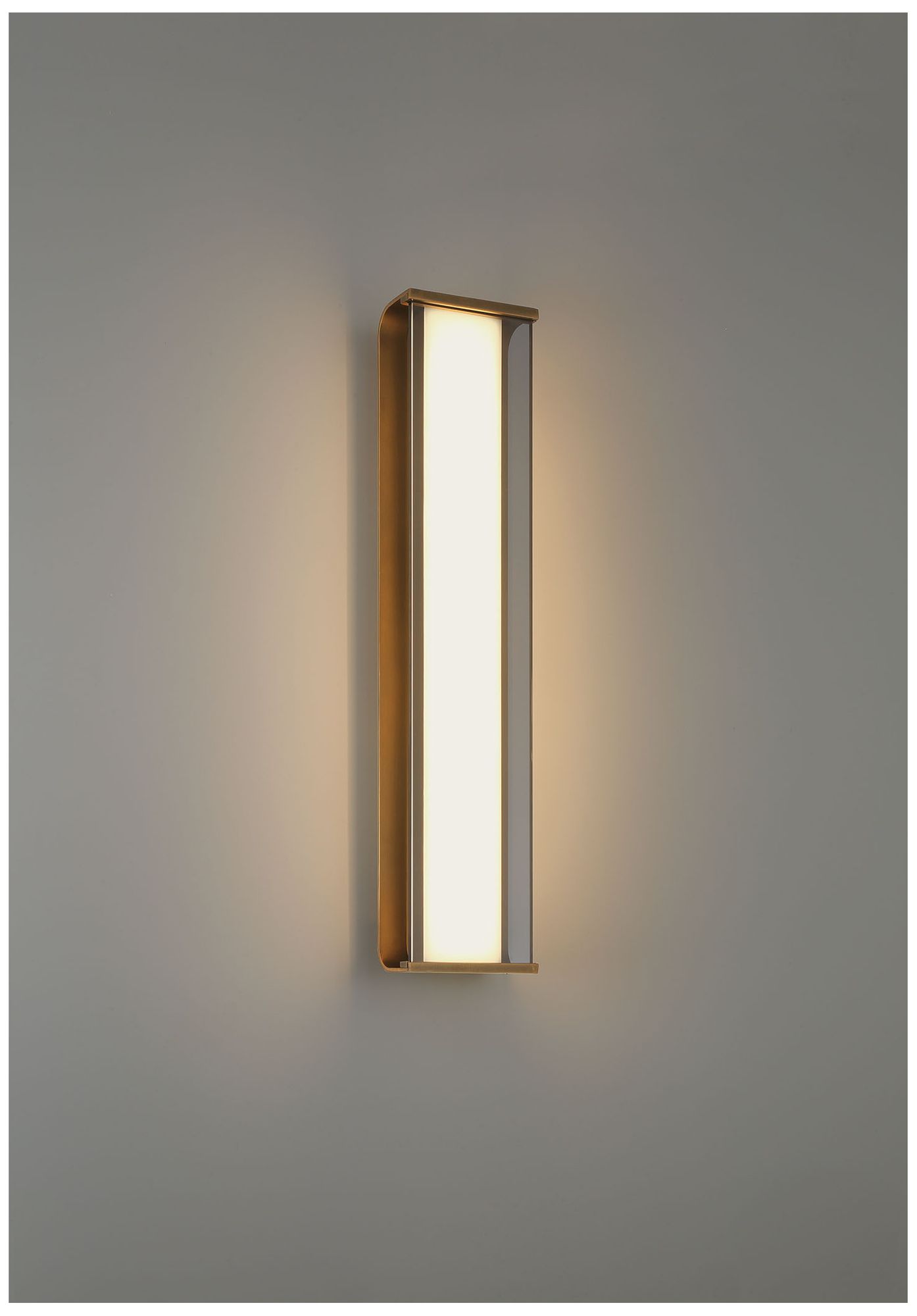 Image 7 Eurofase Dulton 24" Integrated LED Outdoor Wall Sconce in Antique Brass more views