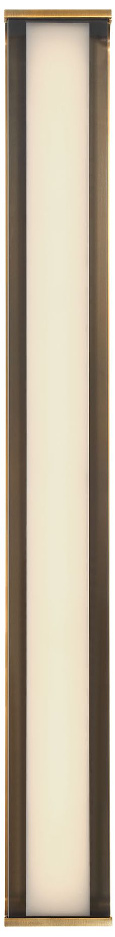 Eurofase Dulton 42" Integrated LED Outdoor Wall Sconce in Antique Brass